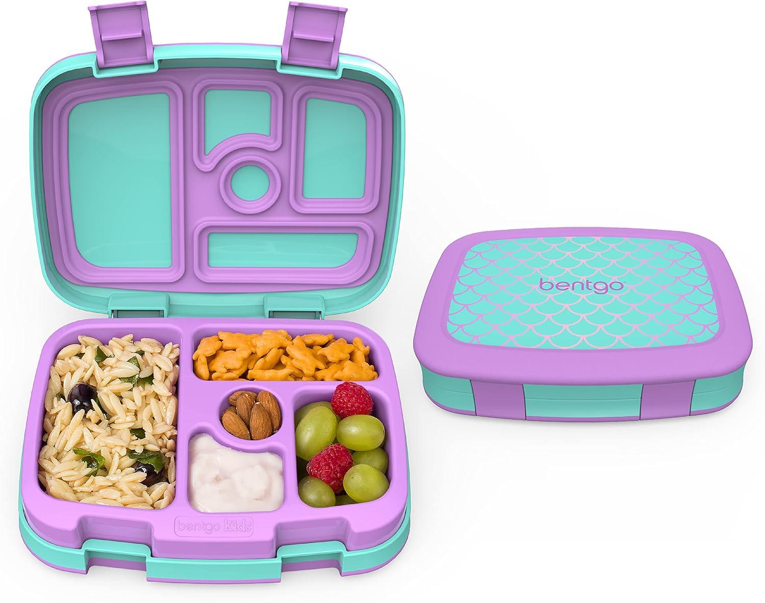 imageBentgo 2in1 Backpack amp Insulated Lunch Bag Set With Kids Prints Lunch Box Mermaid Scales