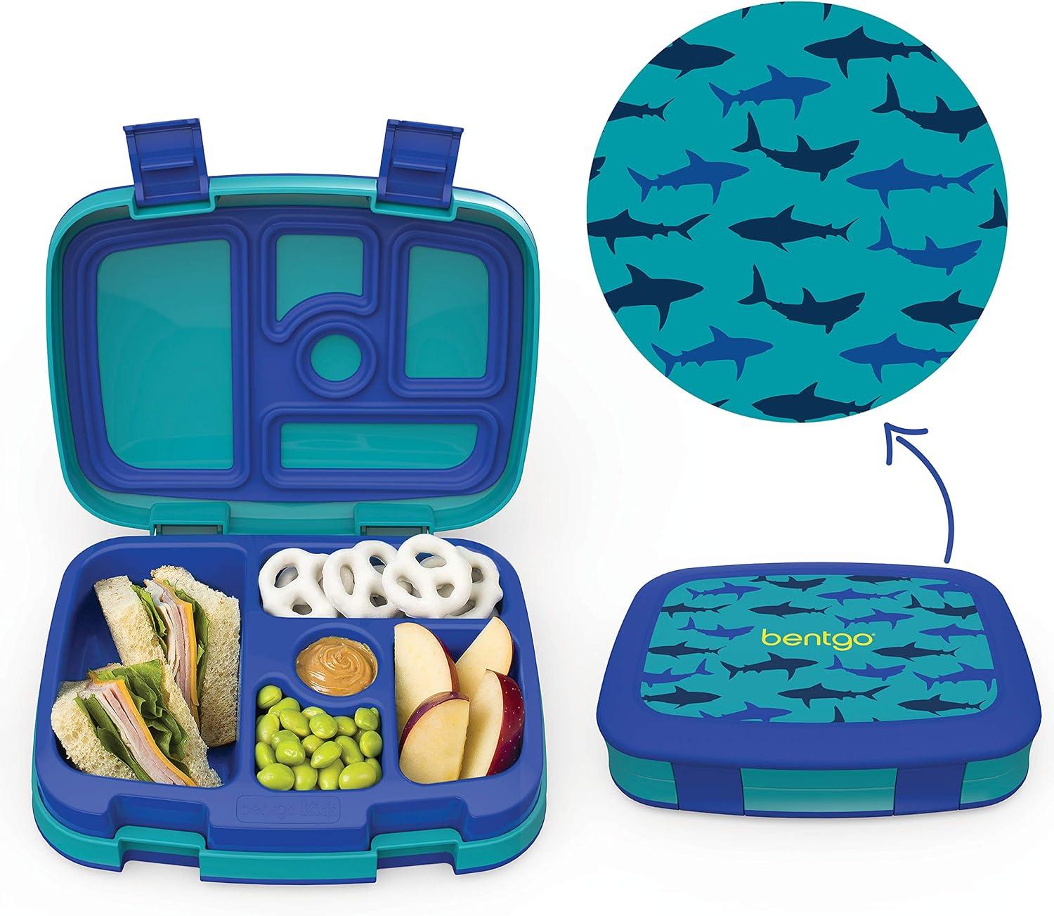imageBentgo 2in1 Backpack amp Insulated Lunch Bag Set With Kids Prints Lunch Box Shark