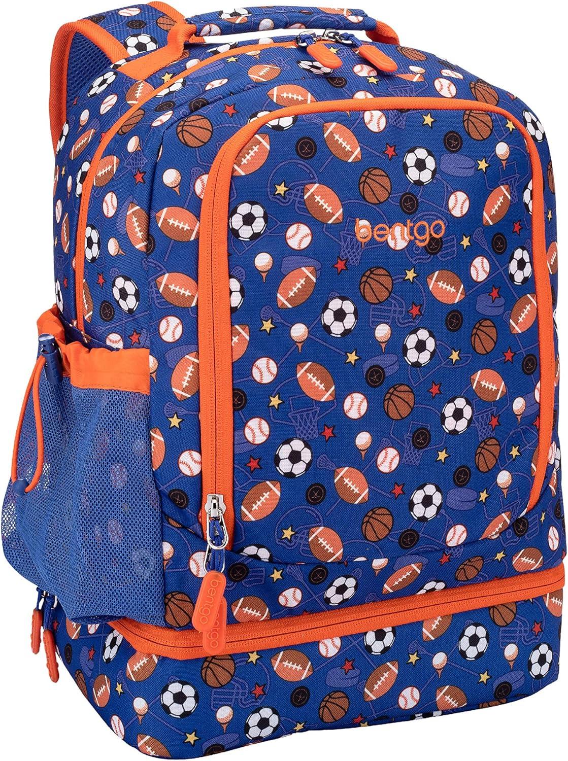 imageBentgo 2in1 Backpack amp Insulated Lunch Bag Set With Kids Prints Lunch Box Sports