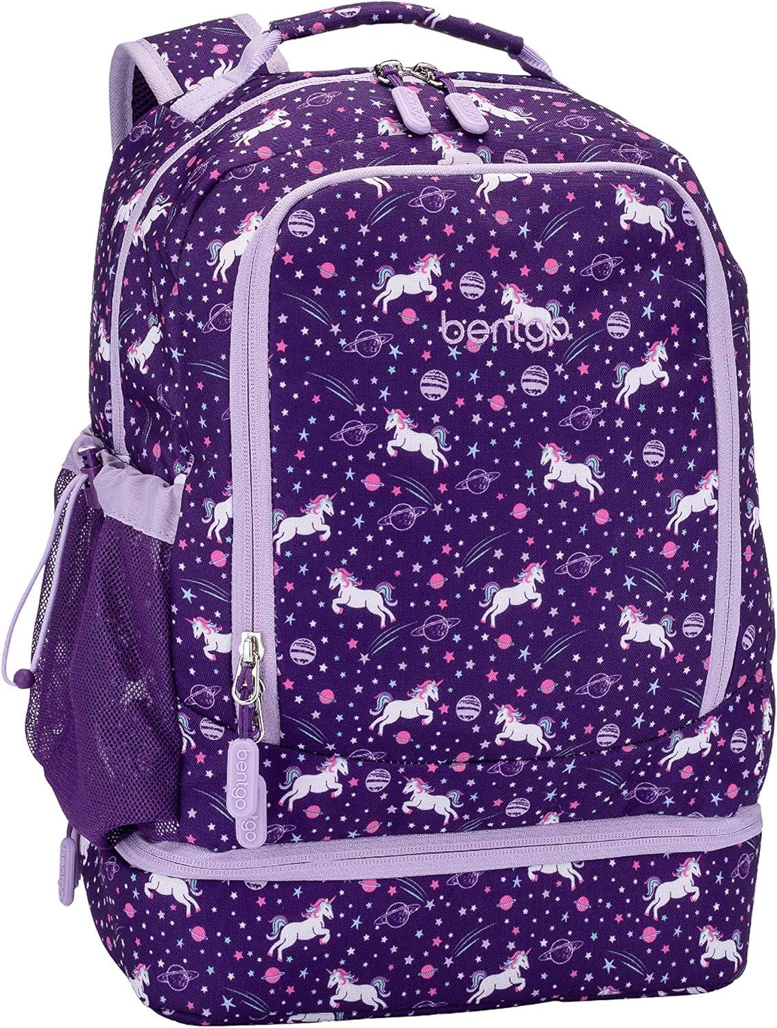 imageBentgo 2in1 Backpack amp Insulated Lunch Bag Set With Kids Prints Lunch Box Unicorn