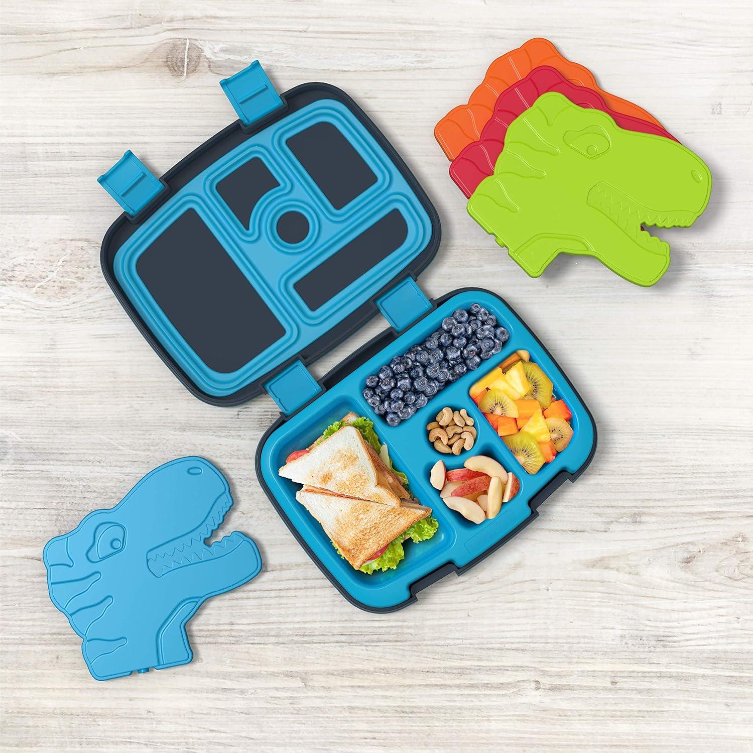 imageBentgo 2in1 Backpack amp Insulated Lunch Bag Set With Kids Prints Lunch Box and 4 Reusable Ice Packs Dinosaur