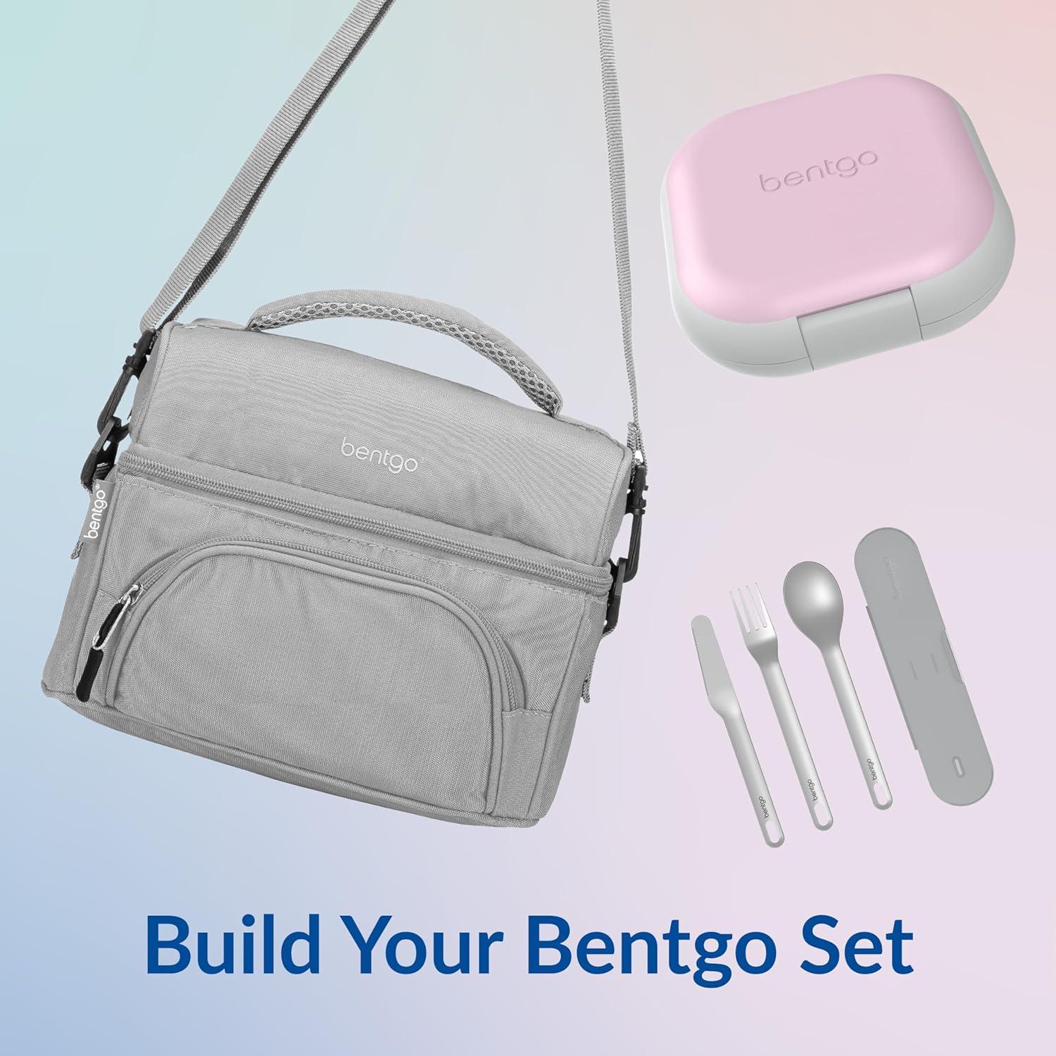 imageBentgo Chill Mini LeakProof Lunch Box BuiltIn Ice Pack Keeps Food Cold 27Cup Capacity for Snacks or a Sandwich 3 or 4 Compartments PFAS amp BPAFree Ideal for Adults amp Kids 3 Lilac MistLilac Mist