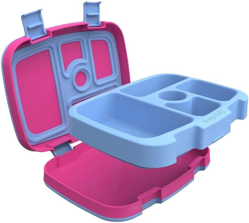 imageBentgo Kids 5Compartment LeakProof BentoStyle Lunch Box Whimsy amp Wonder Collection Ideal for Ages 37 DropProof amp Durable Dishwasher Safe amp PFAS amp BPAFree Materials Geo SpeckleRainbows and Butterflies