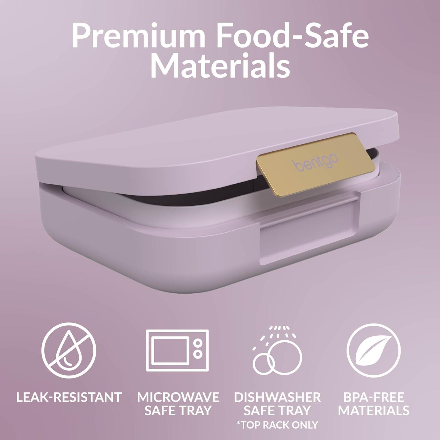 imageBentgo Modern Adult amp Teen Bento Lunch Box 34 Compartments LeakResistant 55 Cup Capacity44 fl oz Improved Locking Clips Reusable BPAFree DishwasherMicrowave Safe Tray Mint GreenOrchid