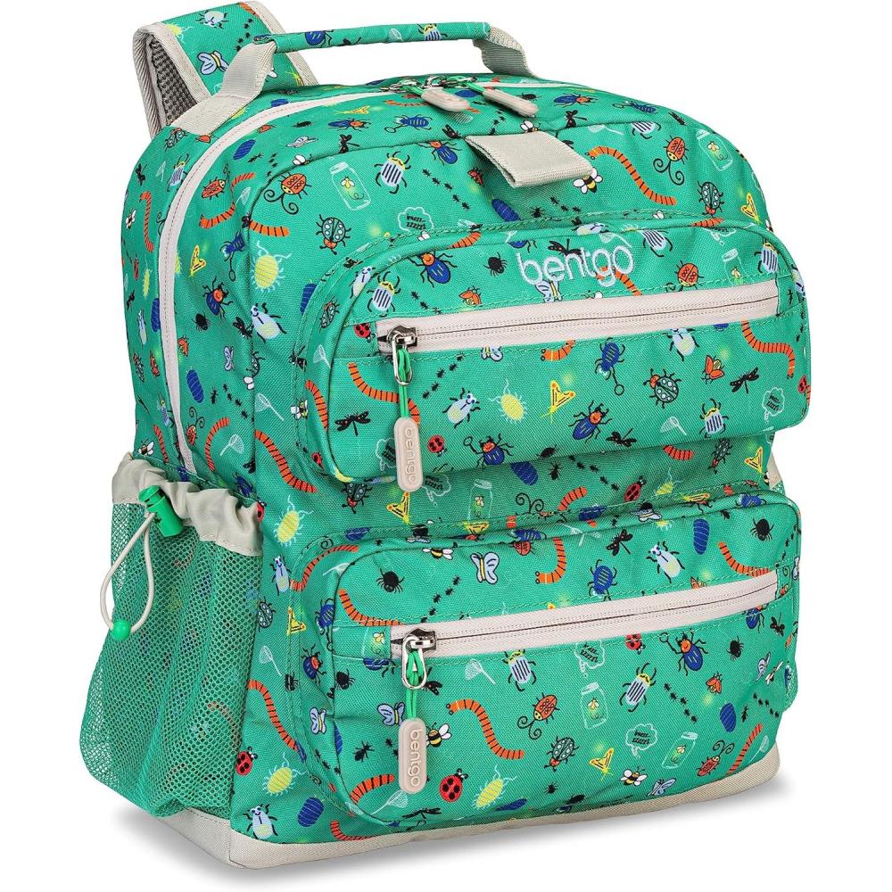 imageBentgo Kids Backpack Whimsy amp Wonder Collection Lightweight 14 for School Travel amp Daycare Ideal for Kids 4 Durable amp WaterResistant Roomy Interior Loop for Lunch Bag Spots amp DotsBug Buddies