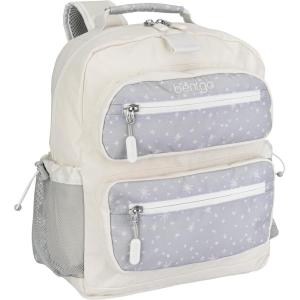 Bentgo Kids Backpack (Whimsy & Wonder Collection) – Lightweight 14’’ for School, Travel & Daycare – Ideal for Kids 4+, Durable & Water-Resistant, Roomy Interior, Loop for Lunch Bag (Spots & Dots)(Starry Sprinkle)