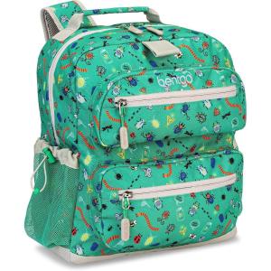 Bentgo Kids Backpack (Whimsy & Wonder Collection) – Lightweight 14’’ for School, Travel & Daycare – Ideal for Kids 4+, Durable & Water-Resistant, Roomy Interior, Loop for Lunch Bag (Spots & Dots)(Bug Buddies)