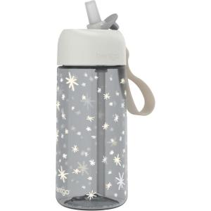 Bentgo Kids Water Bottle – Leak-Proof, Durable Tritan, BPA-Free 15 oz. Cup for Kids/Toddlers Ages 3+, Bite & Sip Spout, Carrying Handle, & Dishwasher Safe for School, Sports, Daycare & Camp (Trucks)(Starry Sprinkle)