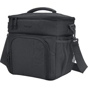 Bentgo Prep Deluxe Insulated Multimeal Bag – Lunch Box Bag, Holds 5 Meals, Premium Insulation up to 8 Hrs, Durable, Water-Resistant – Large Capacity For Adult Meal Prep (Navy Blue)(Dark Gray)