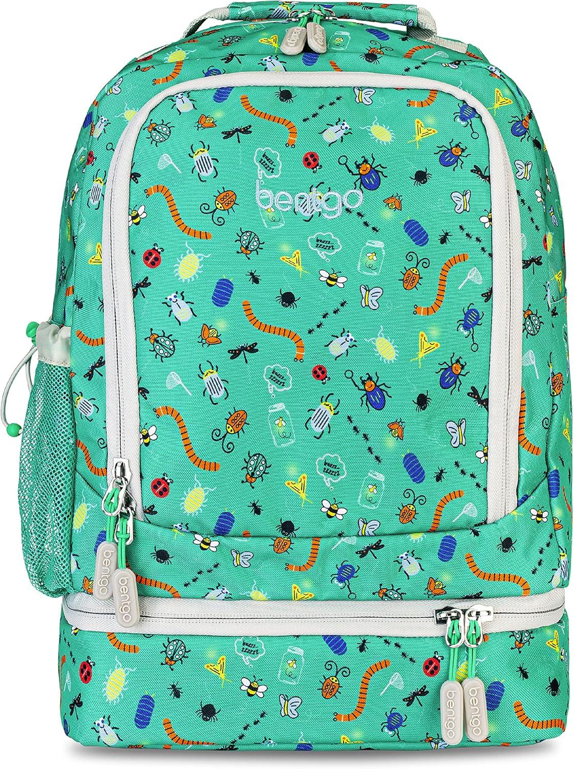 imageBentgo 2in1 Backpack amp Insulated Lunch Bag Set With Kids Prints Lunch Box Bug Buddies