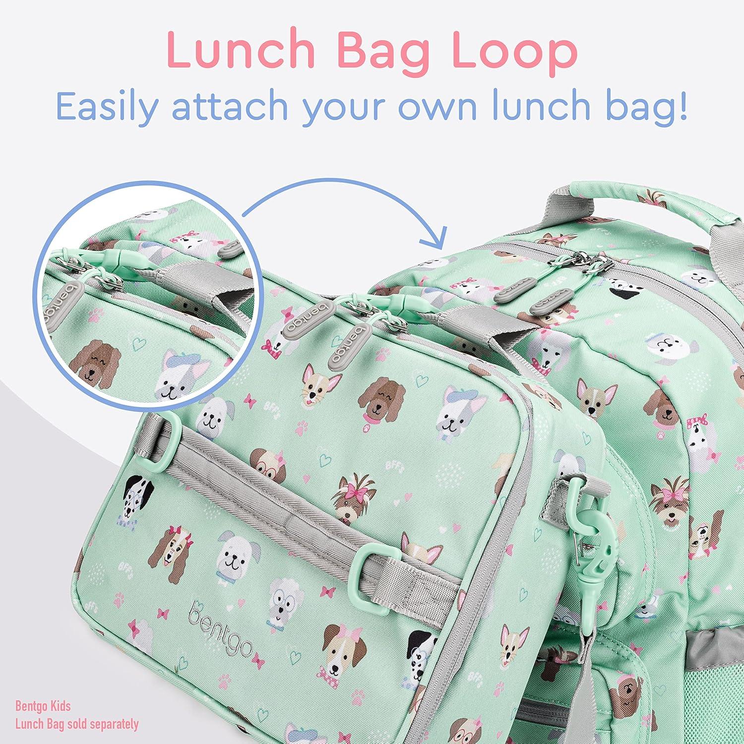 imageBentgo Kids 14 Backpack Set With Kids Prints Lunch Box Puppy Love