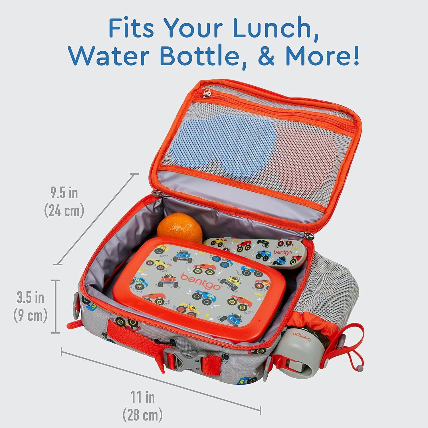 imageBentgo Kids Lunch Bag Set Water Bottle New amp Improved 2023 Trucks