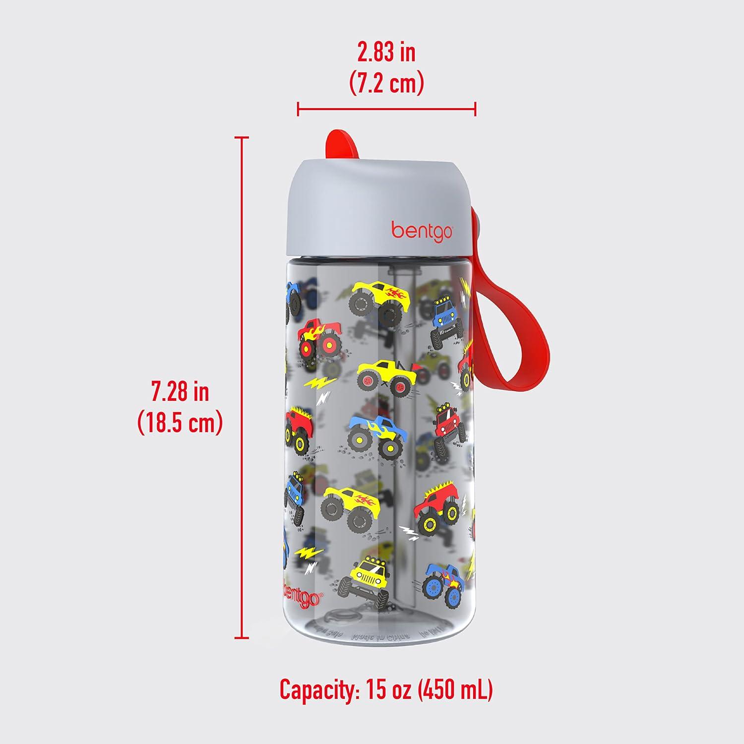 imageBentgo Kids Lunch Bag Set Water Bottle New amp Improved 2023 Trucks