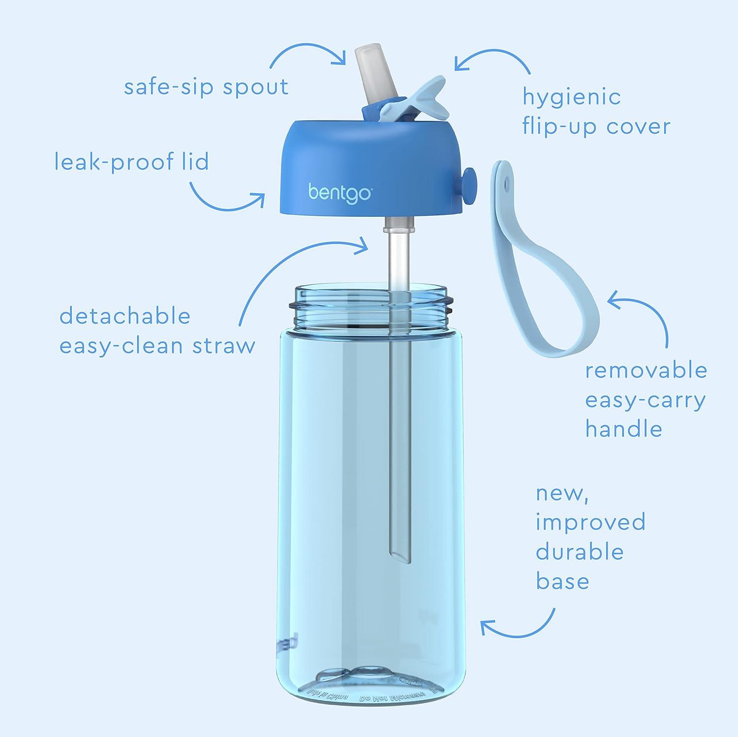 imageBentgo Kids Lunch Box Kids Water Bottle New amp Improved 2023 Blue