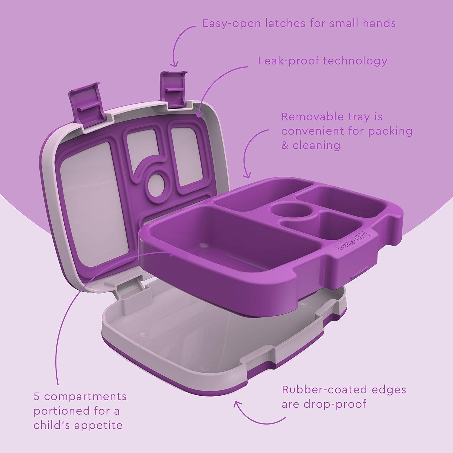 imageBentgo Kids Lunch Box Water Bottle New amp Improved 2023 Purple