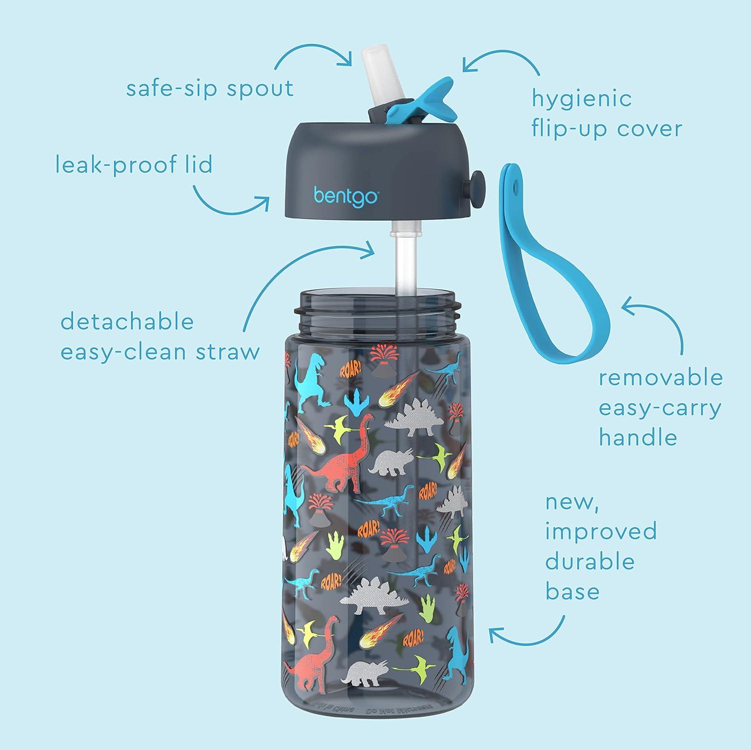 imageBentgo Kids 2in1 Backpack amp Insulated Lunch Bag Set Water Bottle New amp Improved 2023 Dinosaur