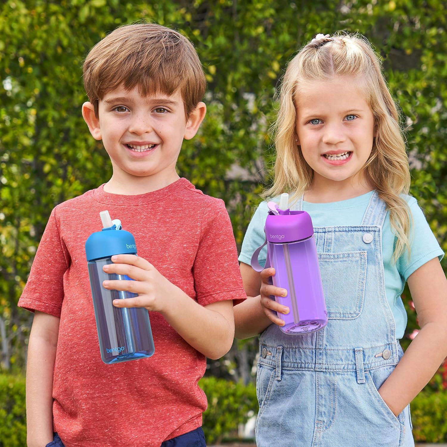 imageBentgo Kids Chill Lunch Box GreenNavy With Kids Water Bottle New amp Improved 2023 Blue
