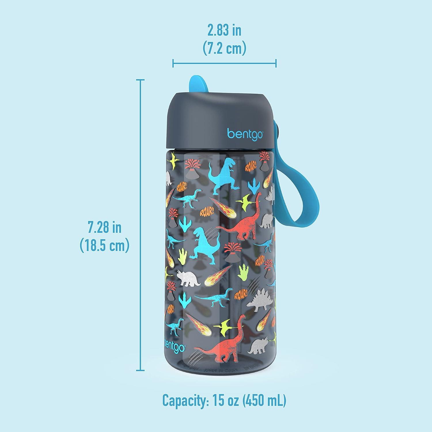 imageBentgo Kids Lunch Bag Set Water Bottle New amp Improved 2023 Dinosaur