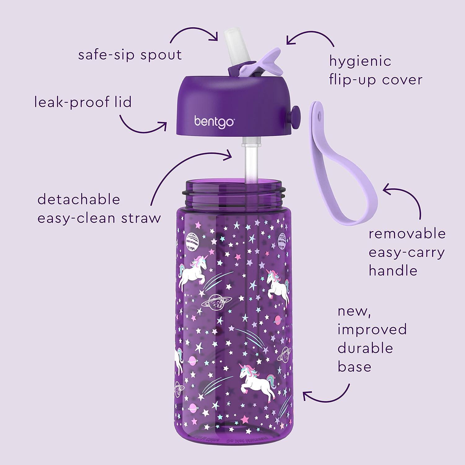 imageBentgo Kids Lunch Bag Set Water Bottle New amp Improved 2023 Unicorn