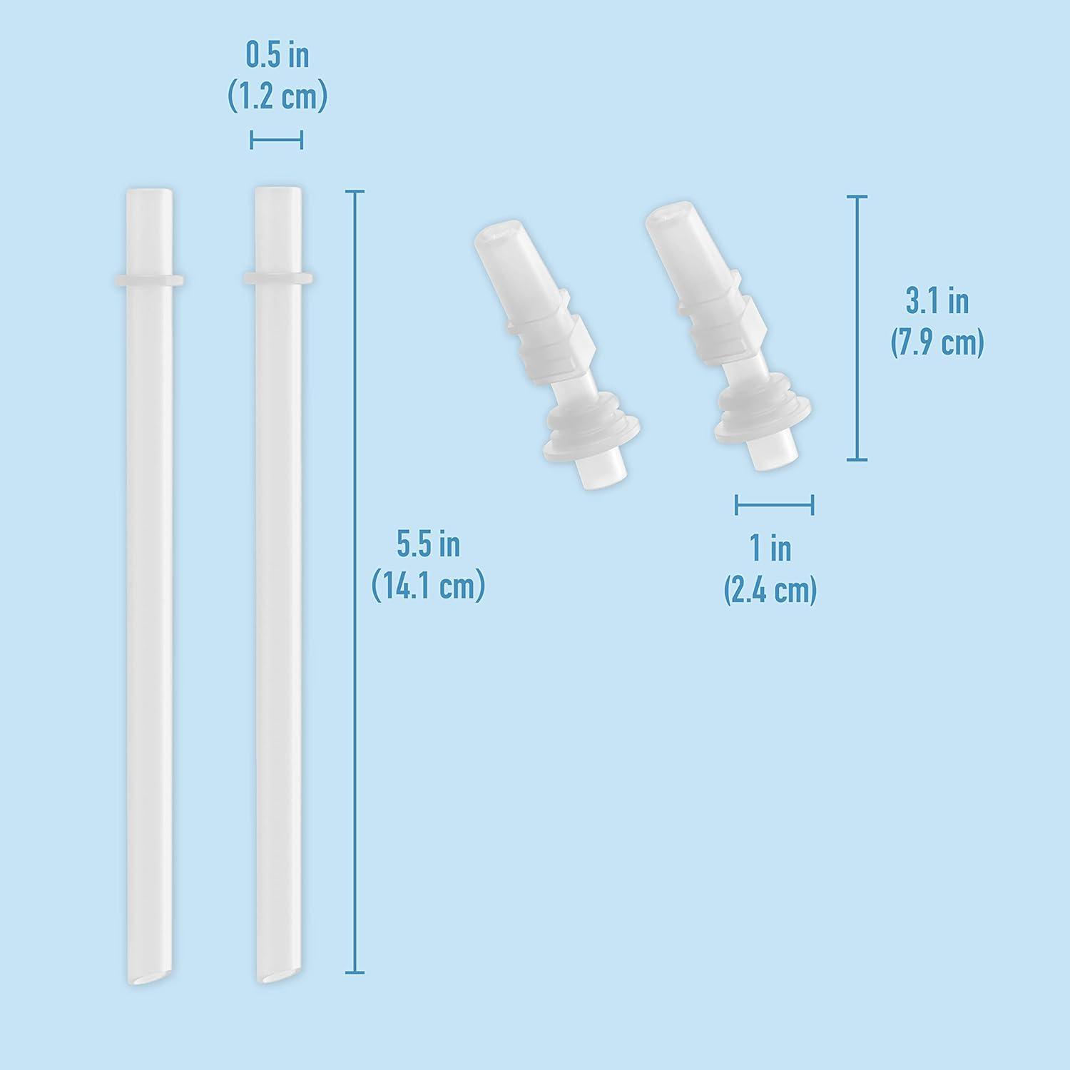 imageBentgo Kids Water Bottle 2Pack New amp Improved 2023 Set With 2Pack of Water Bottle Replacement Straws UnicornLavender Galaxy