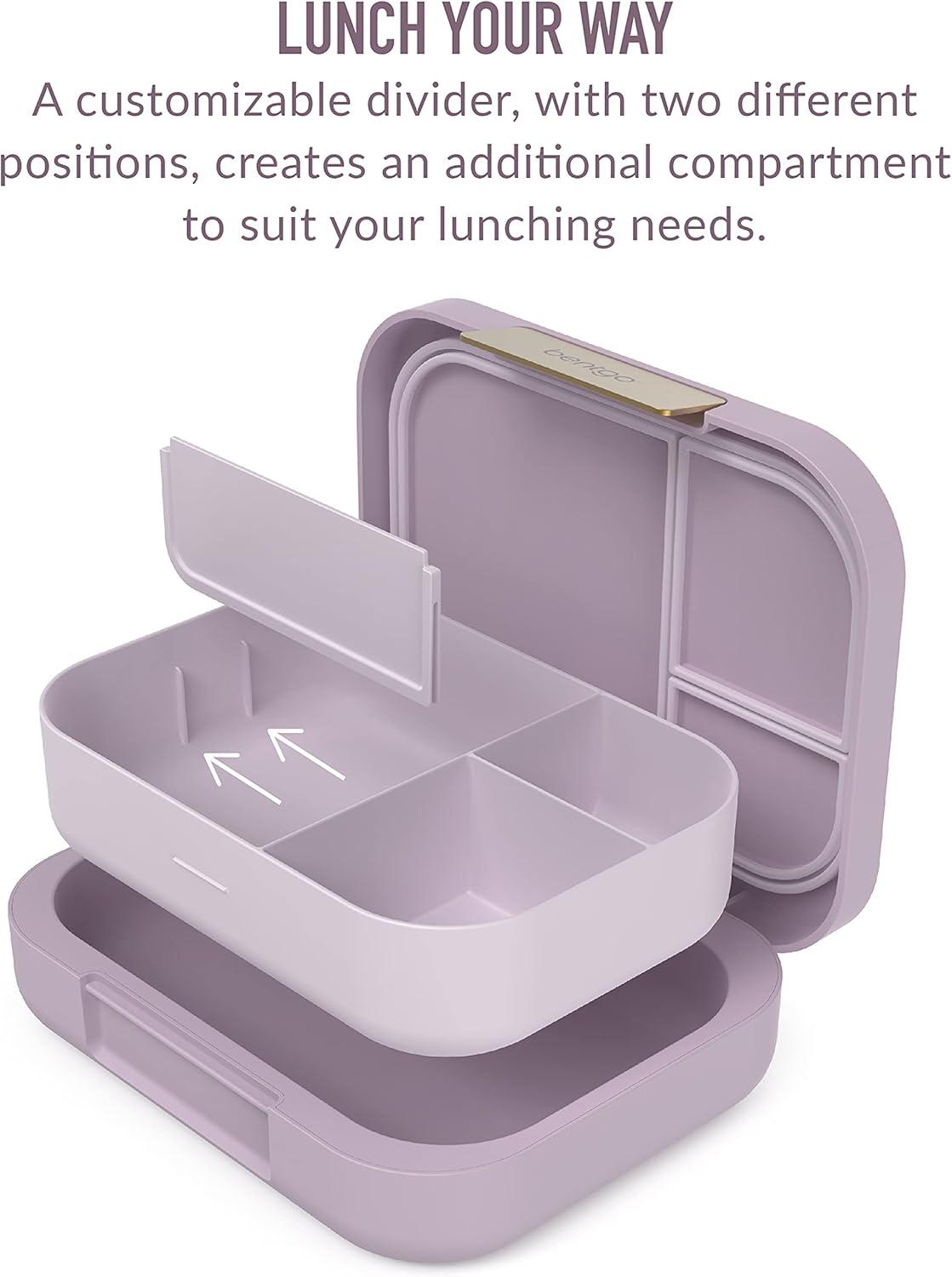 imageBentgo Modern BentoStyle Lunch Box Set With Reusable Snack Cup Orchid