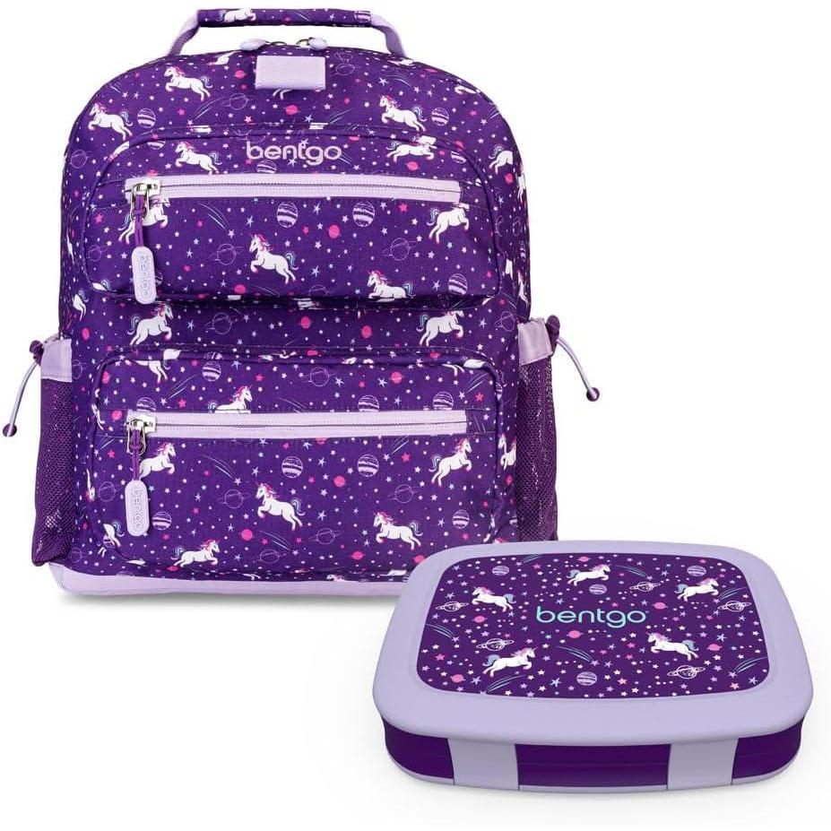 imageBentgo Kids 14 Backpack Set With Kids Prints Lunch Box Unicorn