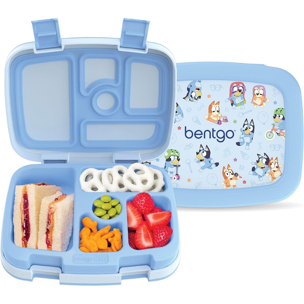 image:imageBentgo BLUEY Kids Prints LeakProof 5Compartment BentoStyle Kids Lunch Box Ideal Portions Ages 37 Durable DropProof Dishwasher Safe PFAS amp BPAFree Bluey amp Bingo Play DayBluey Bingo Play Day