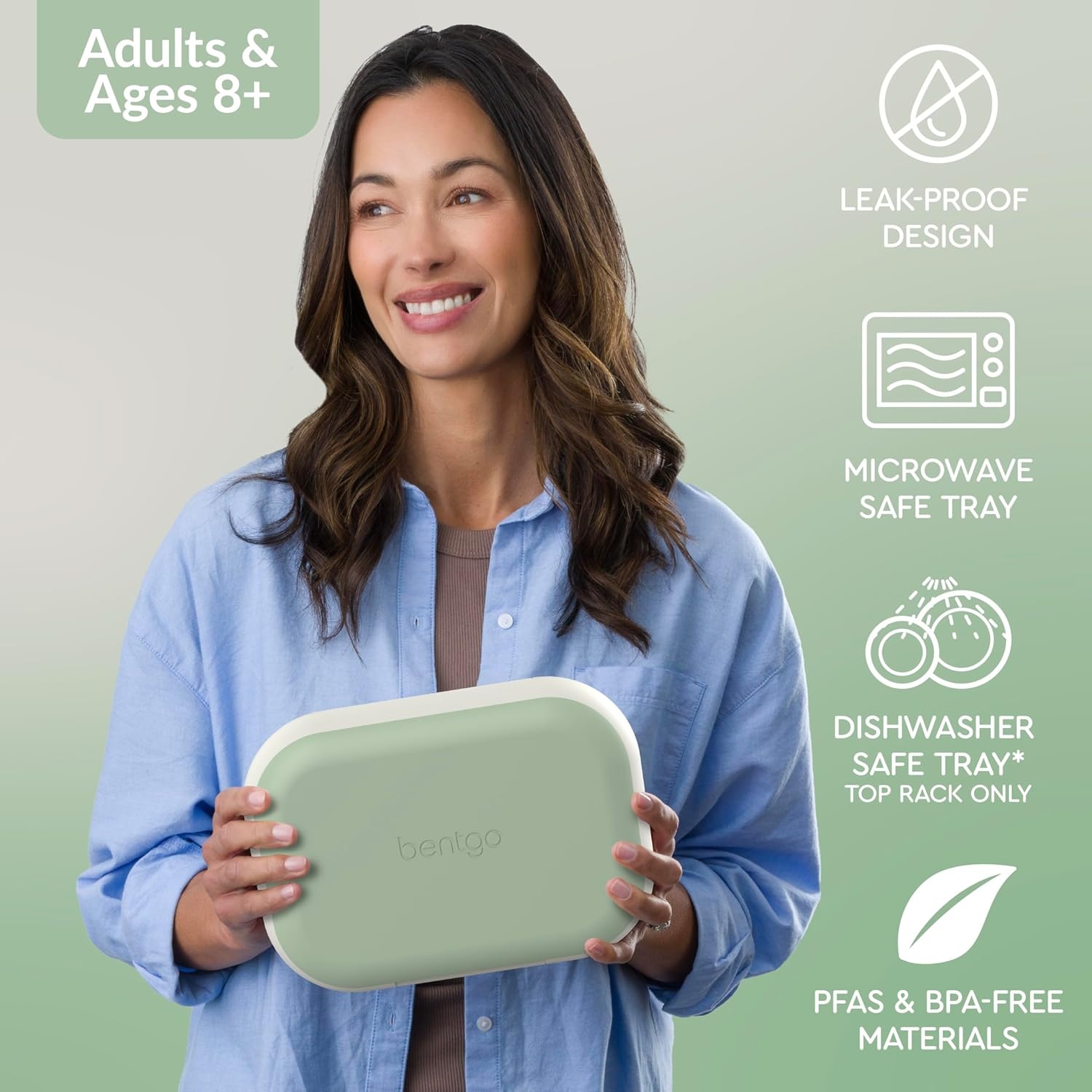 image:imageBentgo Chill Kids Truly Teal and Chill Max Clay Green amp Gray Lunch Box Set