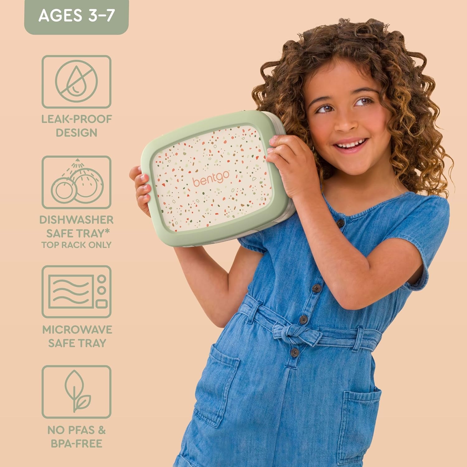 image:imageBentgo Kids 14 Backpack Set With Kids Prints Lunch Box Geo Speckle