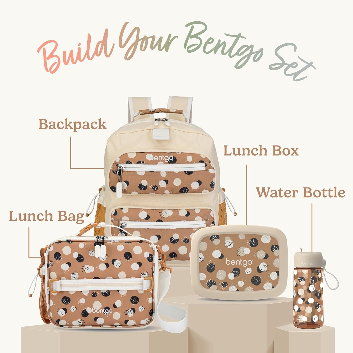 image:imageBentgo Kids 14 Backpack Set With Kids Prints Lunch Box Spots amp Dots