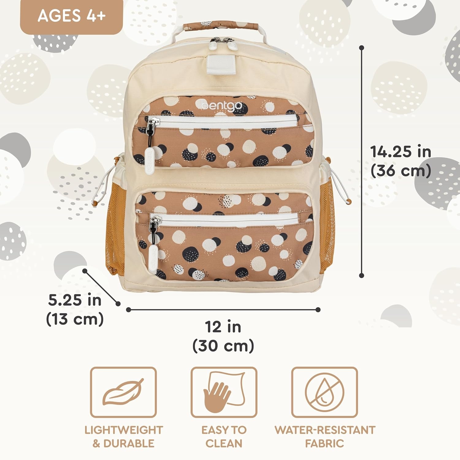 image:imageBentgo Kids 14 Backpack Set With Kids Prints Lunch Box Spots amp Dots