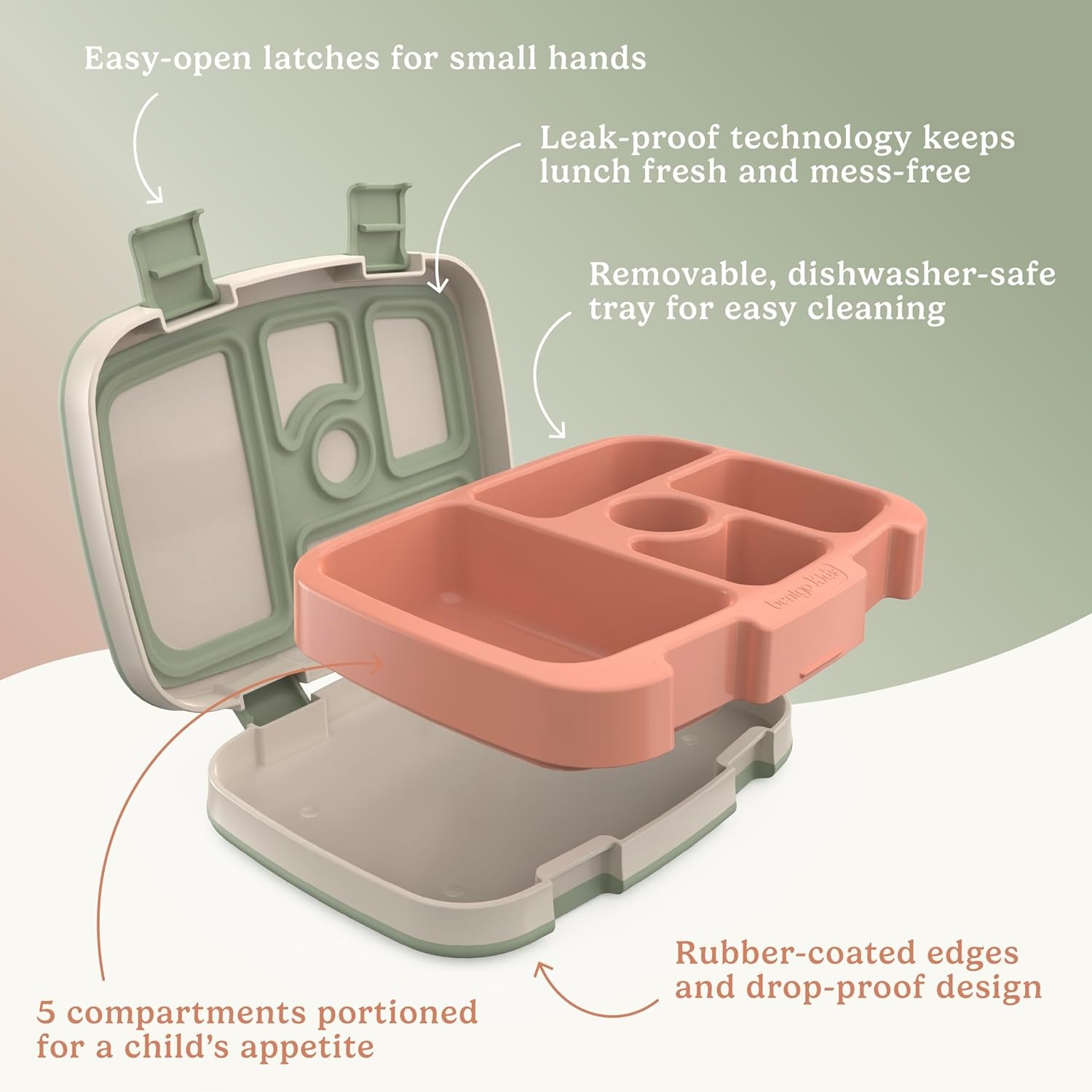 image:imageBentgo Kids Prints Lunch Box Set With Water Bottle Geo Speckle