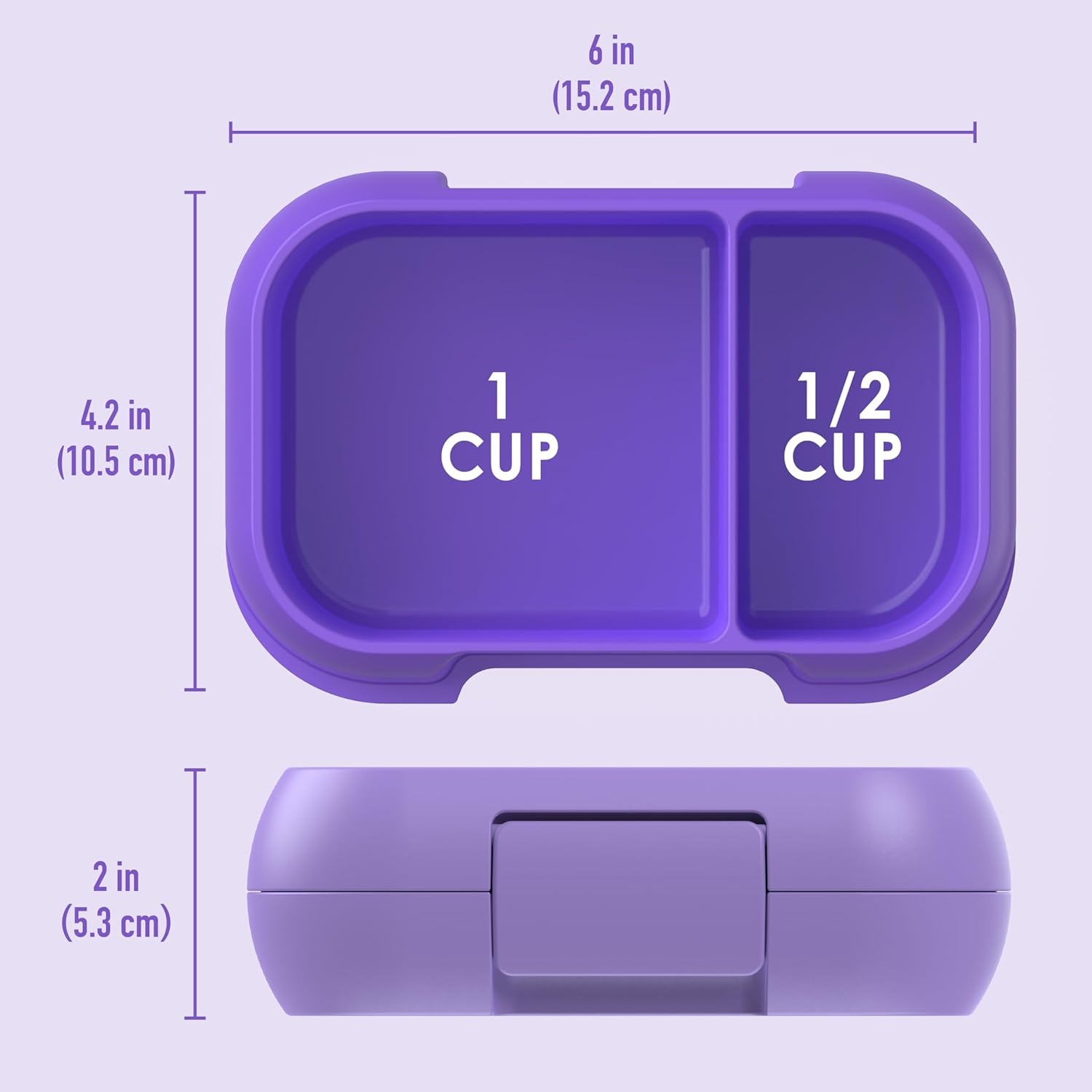 image:imageBentgo Pop Lunch Box PeriwinklePink Set With Kids BentoStyle Snack Box Purple