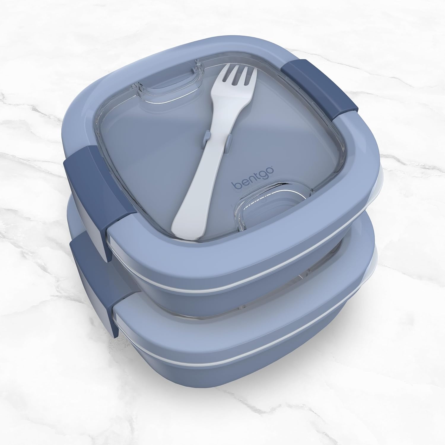 image:imageBentgo Salad Bento Lunch Box 2Pack Blush MarbleSlate