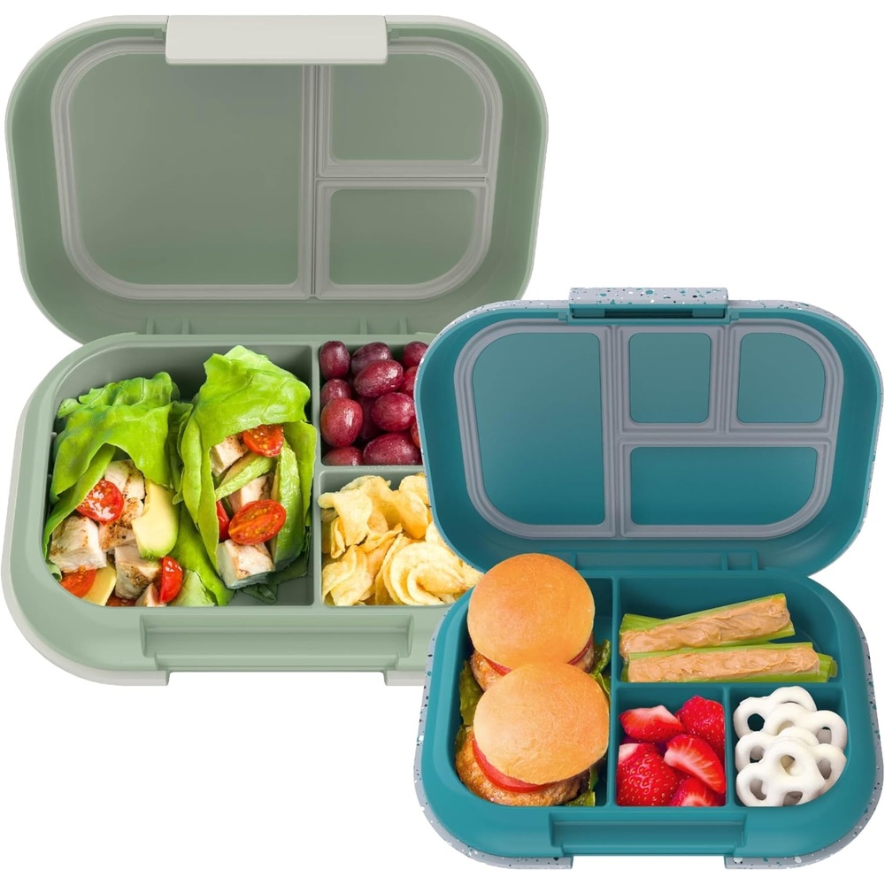 image:imageBentgo Chill Kids Truly Teal and Chill Max Clay Green amp Gray Lunch Box Set