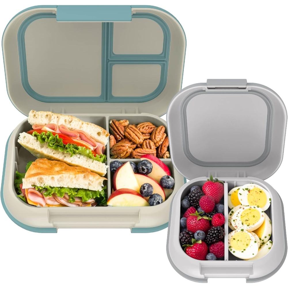 image:imageBentgo Chill Set With Max Bone amp Glacier Blue and Mini Lunch Box Crisp Grays