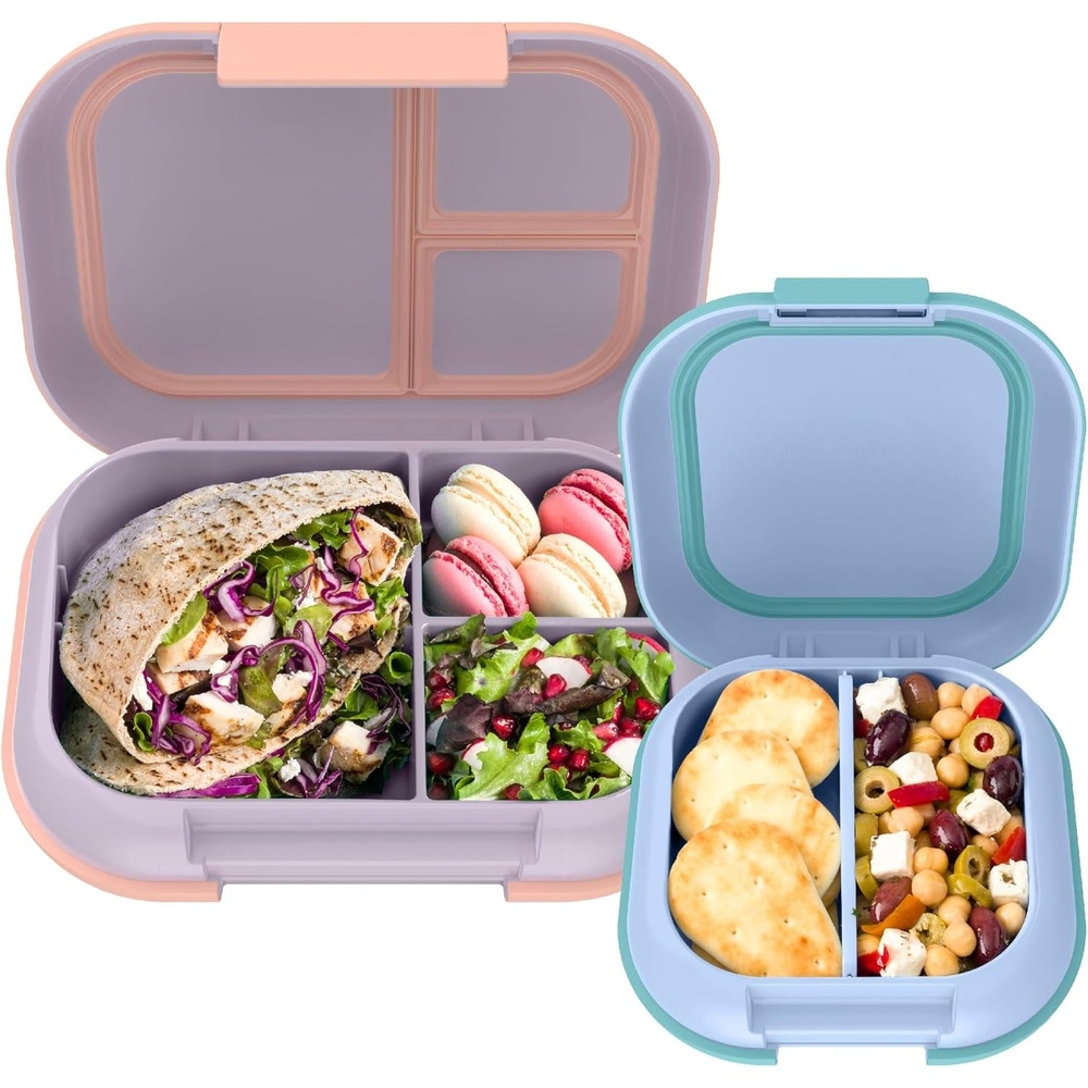 image:imageBentgo Chill Set With Max Lavender amp Peach Blossom and Mini Lunch Box Tide Blues