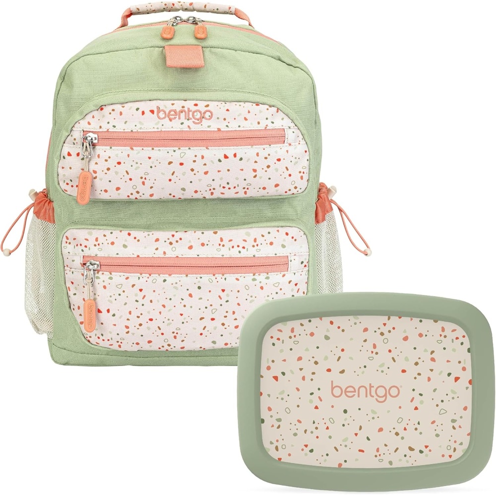 image:imageBentgo Kids 14 Backpack Set With Kids Prints Lunch Box Geo Speckle