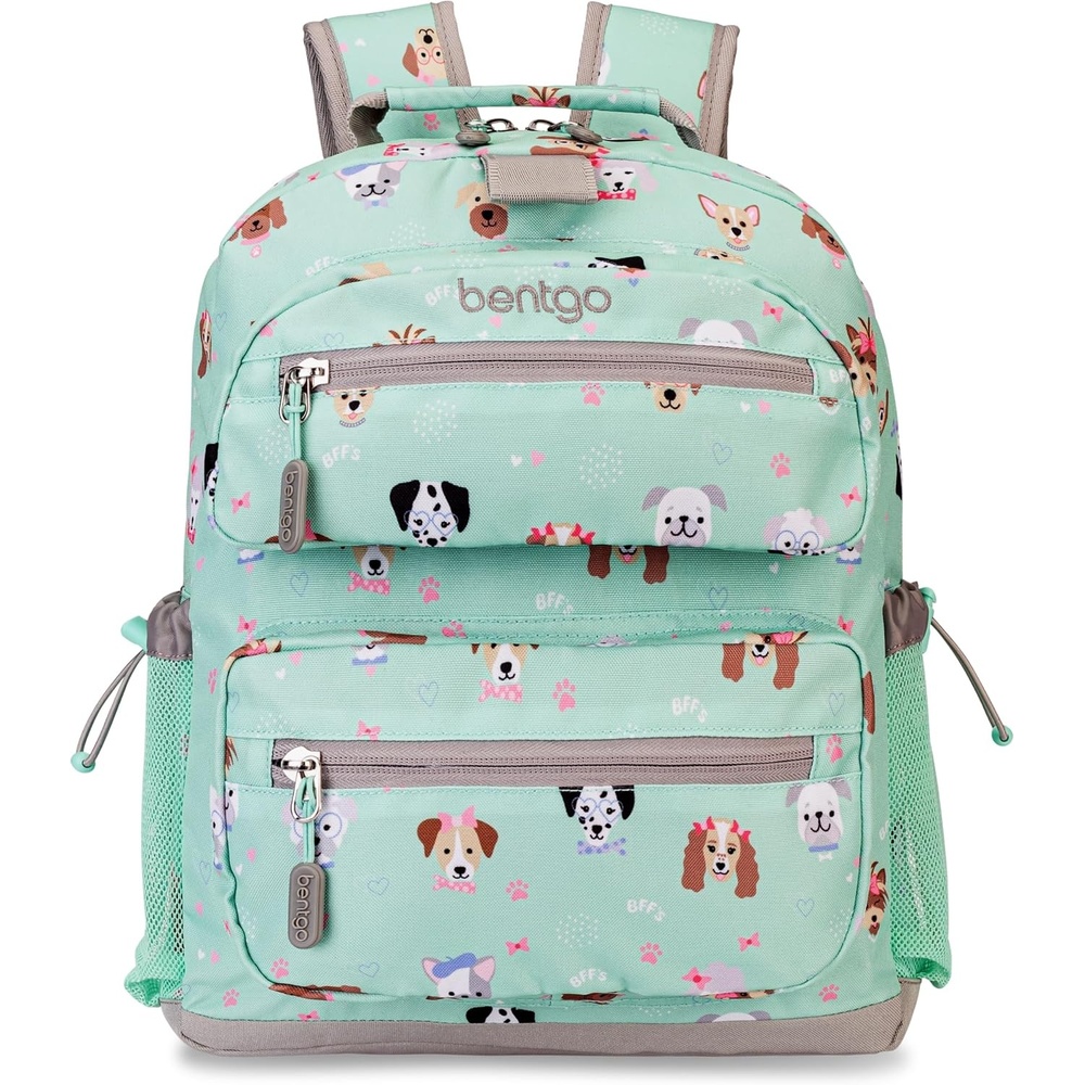 image:imageBentgo Kids Print Backpack Lightweight 14 Backpack for School Travel amp Daycare Ideal for Ages 4 Durable amp WaterResistant Roomy Interior amp Loop for Lunch Bag NEW Ballet amp BowsPuppy Love