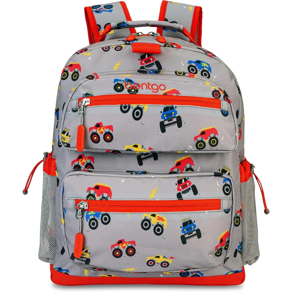 image:imageBentgo Kids Print Backpack Lightweight 14 Backpack for School Travel amp Daycare Ideal for Ages 4 Durable amp WaterResistant Roomy Interior amp Loop for Lunch Bag NEW Ballet amp BowsTrucks