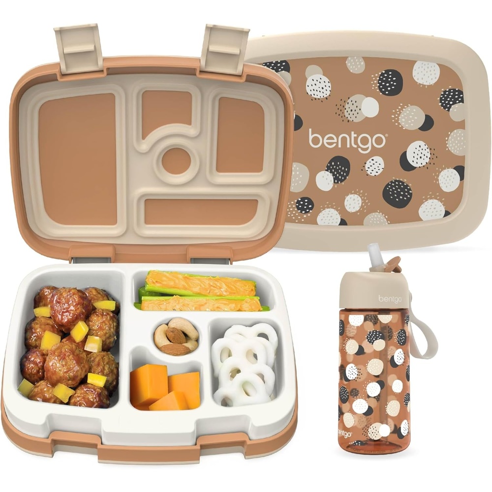 image:imageBentgo Kids Prints Lunch Box Set With Water Bottle Spots amp Dots