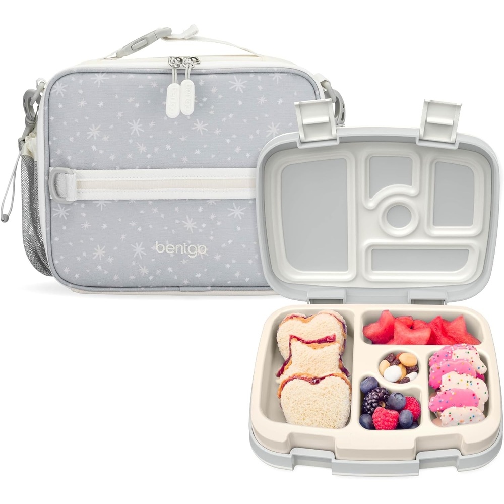 image:imageBentgo Prints Insulated Lunch Bag Set With Kids BentoStyle Lunch Box Starry Sprinkle