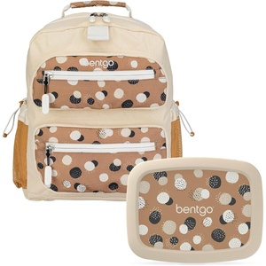 Bentgo® Kids 14” Backpack Set With Kids Prints Lunch Box (Spots & Dots)