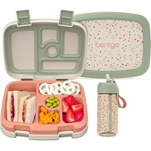 Bentgo Kids Prints Lunch Box Set With Water Bottle (Geo Speckle)