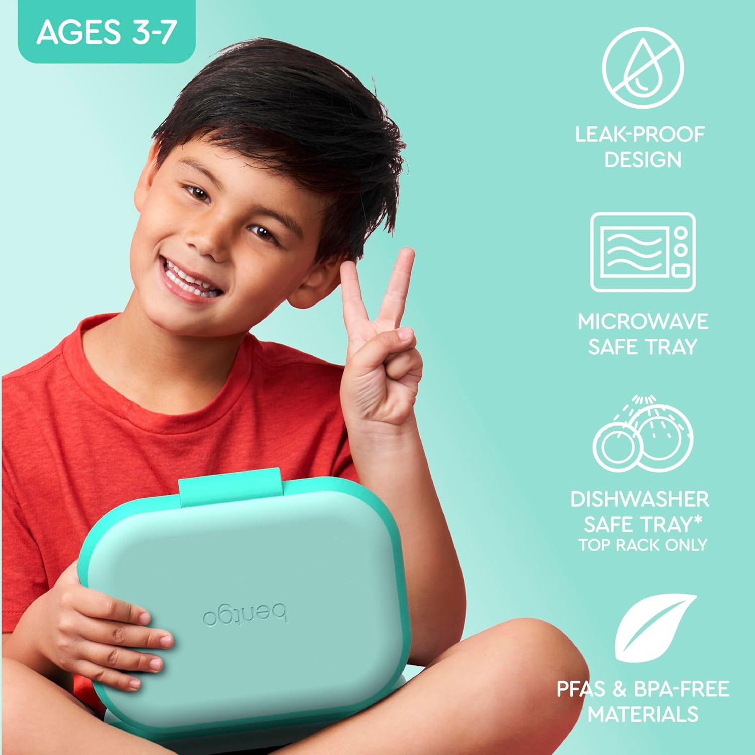 image:imageBentgo Chill Kids Aqua and Chill Max Fog amp Deep Teal Lunch Box Set