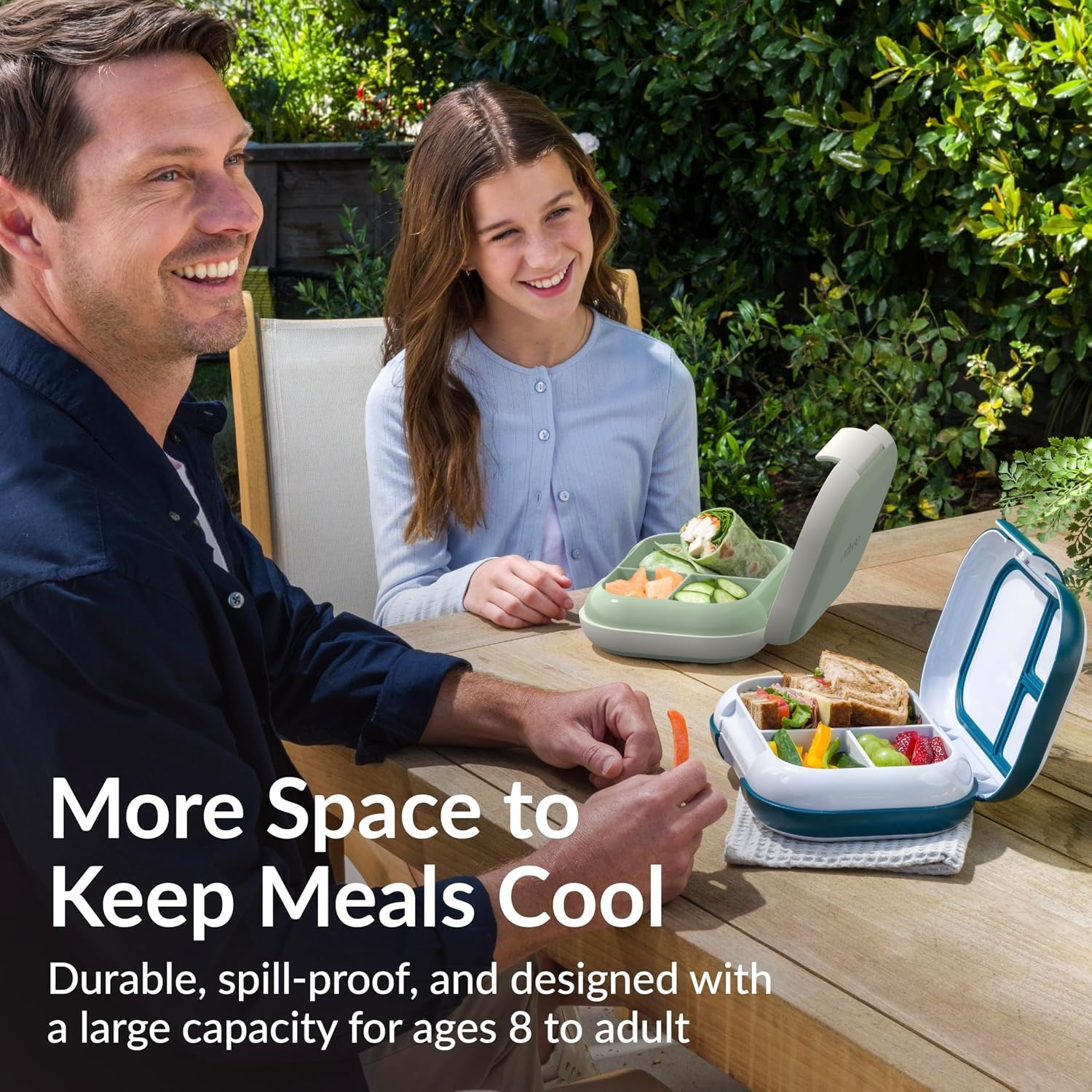 image:imageBentgo Chill Kids Electric Aqua and Chill Max Fog amp Deep Teal Lunch Box Set