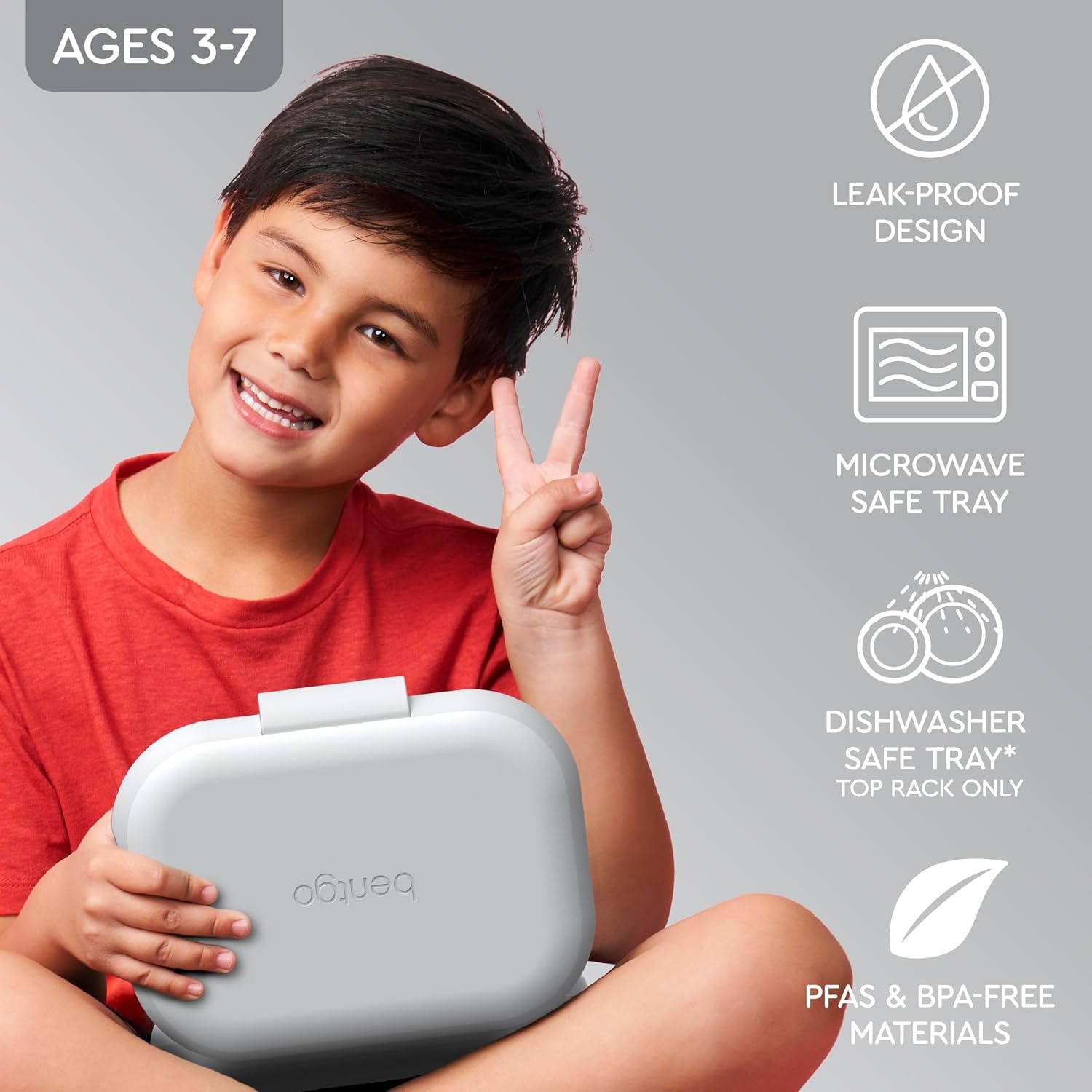 image:imageBentgo Chill Kids Gray and Chill Max Fog amp Deep Teal Lunch Box Set