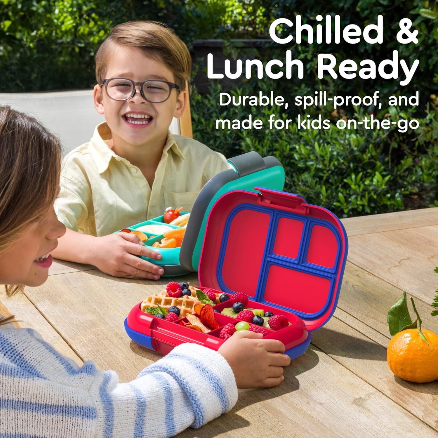 image:imageBentgo Chill Kids RedRoyal and Chill Max Lavender amp Peach Blossom Lunch Box Set