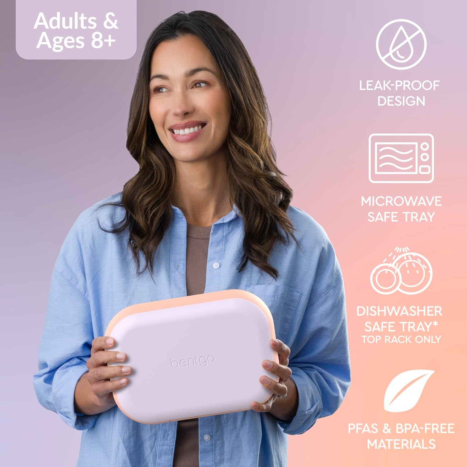 image:imageBentgo Chill Kids RedRoyal and Chill Max Lavender amp Peach Blossom Lunch Box Set