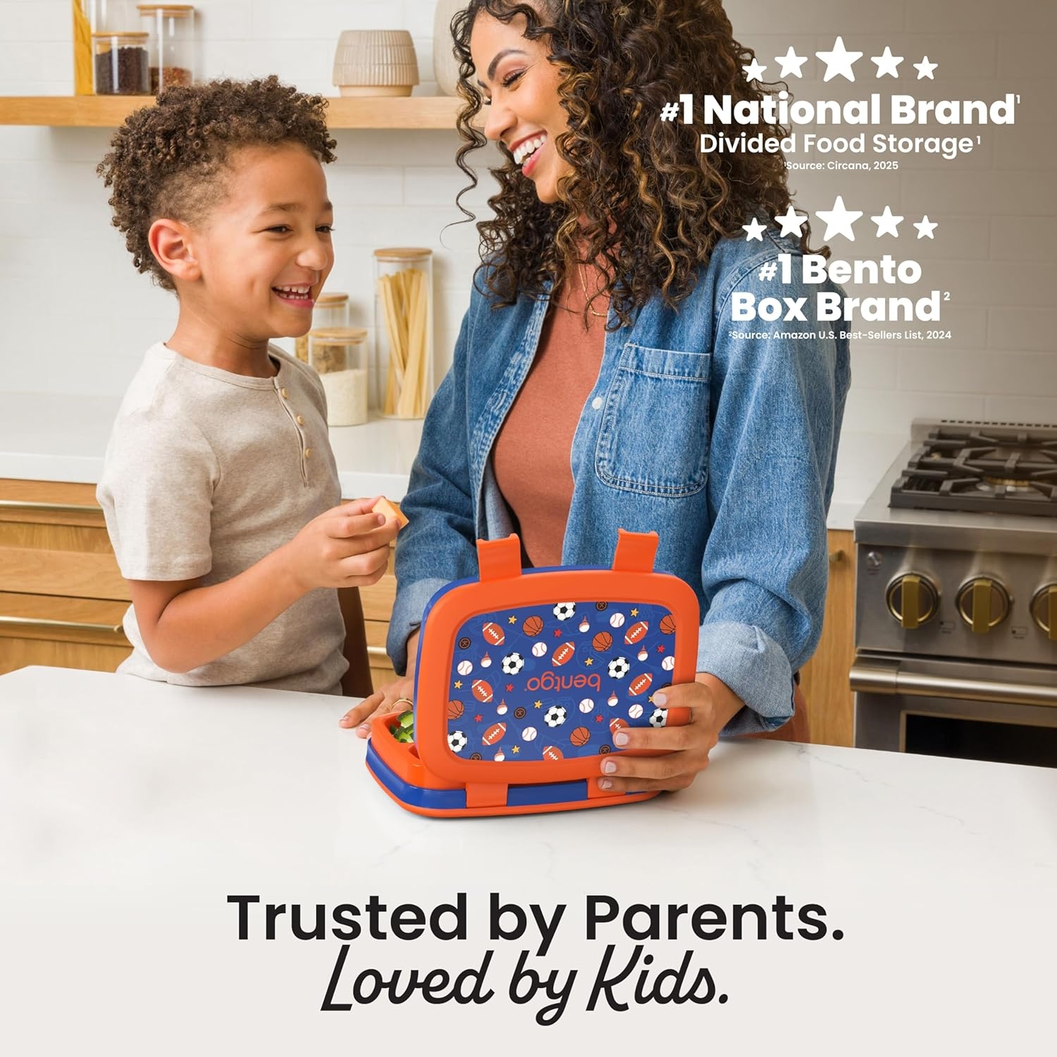image:imageBentgo Kids Prints LeakProof 5Compartment BentoStyle Kids Lunch Box Ideal Portion Sizes for Ages 37 Durable DropProof Dishwasher Safe PFAS amp BPAFree Materials NEW Blooming FloralSports